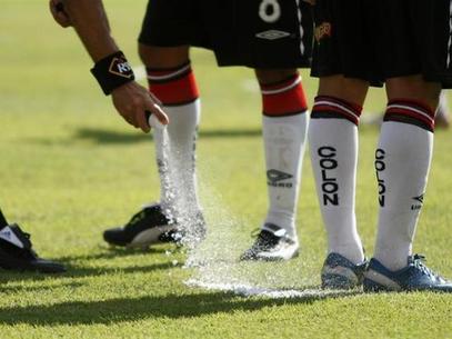 Aerosol en el fútbol