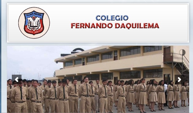 colegio fernando daquilema ecuador