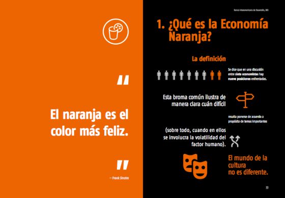 Economía Naranja, un enorme potencial en Latinoamérica