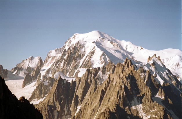 Mont Blanc glaciar