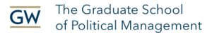 George Washington University, Program of Political Communications Management (Gerencia Política de Comunicaciones)