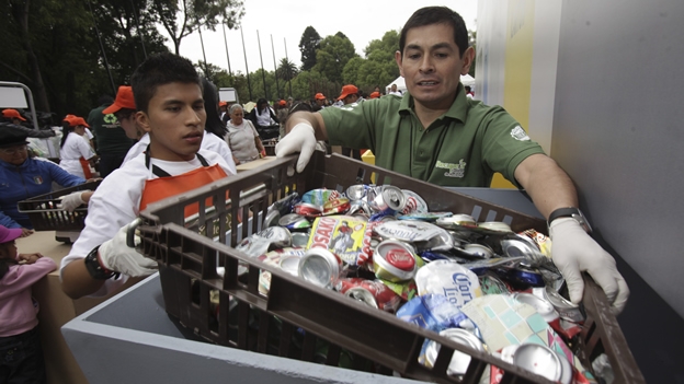 México, reciclan desechos