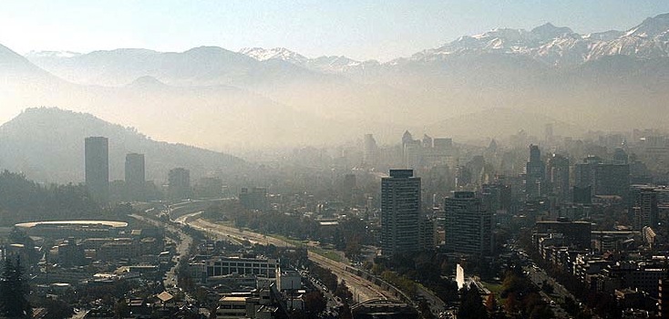 leña contaminación santiago