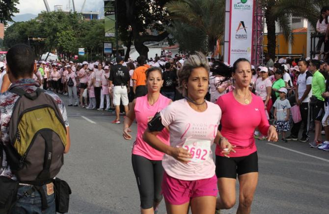 carrera contra el cáncer de mama